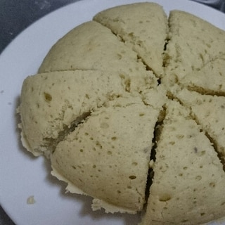 レンジで蒸しパンココナッツオイル風味